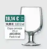 Cuevas Cash Arcoroc - copa cerveza oferta