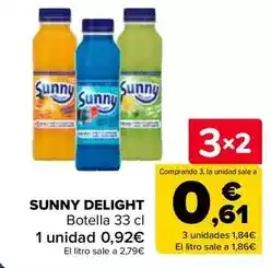 Carrefour Sunny delight - botella 33 cl oferta