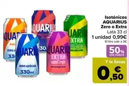 Carrefour Aquarius - isotonicos zero o extra oferta