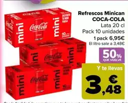 Carrefour Coca-cola - refrescos minican oferta