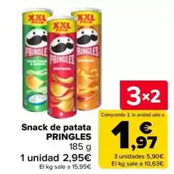 Carrefour Pringles - snack de patata oferta