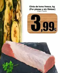 Super Alcoop Alcoop - cinta de lomo fresca, origen: españa oferta