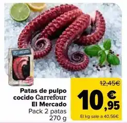 Carrefour Carrefour el mercado - patas de pulpo cocido oferta