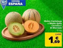 Carrefour Carrefour el mercado - melon cantaloup o melon galia oferta