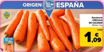 Carrefour Círculo de calidad - zanahoria oferta