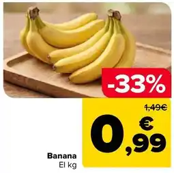 Carrefour Banana oferta