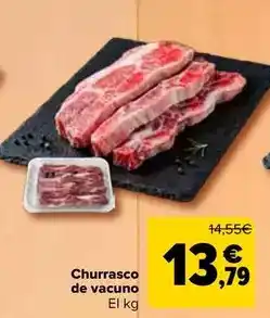Carrefour Churrasco de vacuno oferta