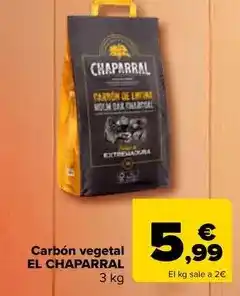 Carrefour El chaparral - carbon vegetal oferta