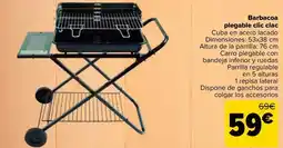 Carrefour Barbacoa plegable clic clac oferta