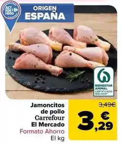 Carrefour Carrefour el mercado - jamoncitos de pollo oferta
