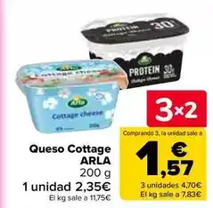 Carrefour Arla - queryueso cottage oferta