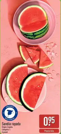 ALDI Origen - sandía rayada oferta