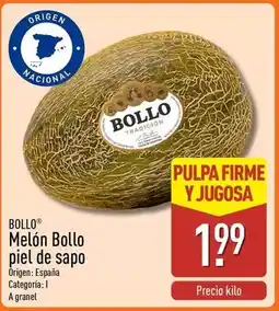 ALDI Melon bollo piel de sapo oferta