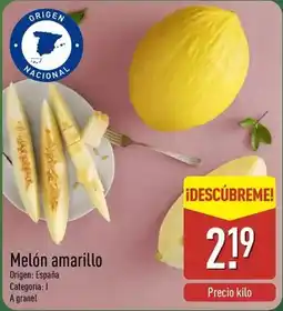ALDI Melon amarillo oferta