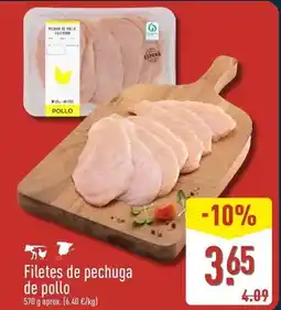 ALDI Filetes de pechuga de pollo oferta