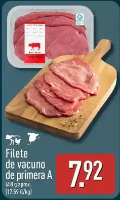 ALDI Filete de vacuno de primera A oferta