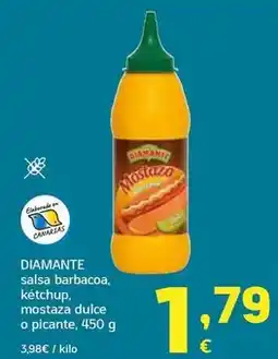 HiperDino Diamante - salsa barbacoa ketchup oferta