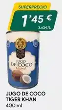 Masymas Tiger khan - jugo de coco oferta