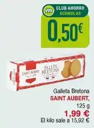 Saint aubert - galleta bretona