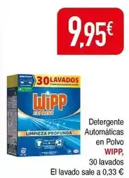 Wipp - detergente automaticas en polvo