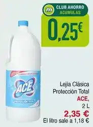 Masymas Ace - lejía clásica protección total oferta