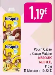Masymas Nestlé - pouch cacao o cacao platano nesquik oferta