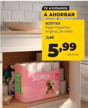 Scottex - papel higienico original