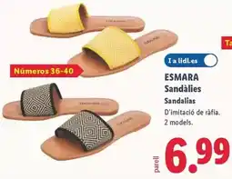 Lidl Esmara - sandálies sandalias oferta