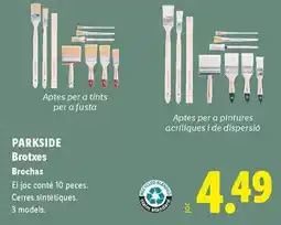 Lidl Parkside - brochas oferta