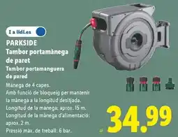 Lidl Parkside - tambor portamánega de pared oferta