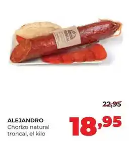 Alimerka Alejandro - chorizo natural troncal oferta