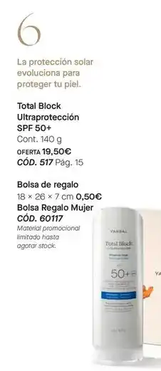Yanbal - total block ultraprotección spf 50+