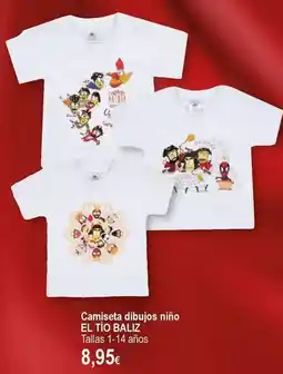 E.Leclerc Camiseta dibujos niño oferta