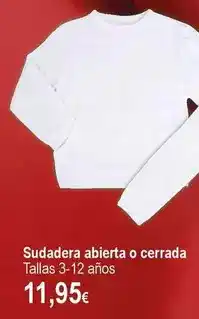 E.Leclerc Sudadera abierta oferta