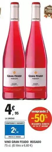 E.Leclerc Gran feudo - vino rosado oferta