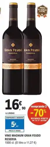 E.Leclerc Gran feudo - vino magnum riversa oferta