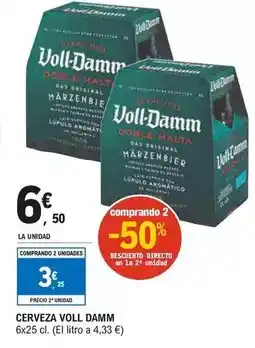 E.Leclerc Voll damm - cerveza oferta