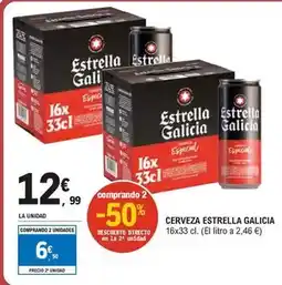E.Leclerc Estrella galicia - cerveza oferta