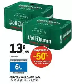 E.Leclerc Voll-damm - cerveza lata oferta