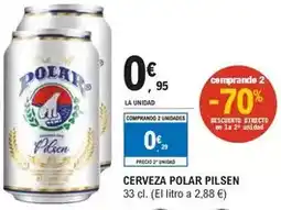 E.Leclerc Polar pilsen - cerveza oferta