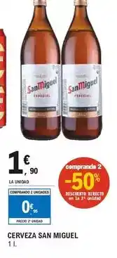 E.Leclerc San miguel - cerveza oferta