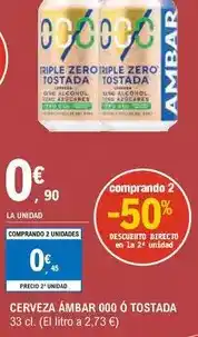 E.Leclerc Ambar - cerveza 000 oferta