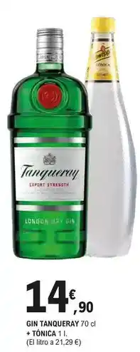 E.Leclerc Tanqueray - gin + tonica oferta