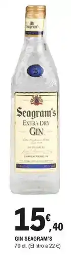 E.Leclerc Seagram' s - gin oferta