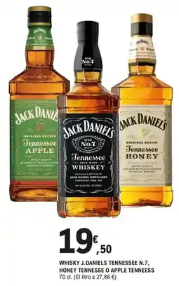 E.Leclerc Jack daniel' s - whisky tennessee n.7 oferta