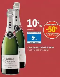 E.Leclerc Codorniu - cava anna brut oferta