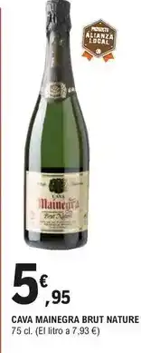 E.Leclerc Mainegra - cava brut nature oferta