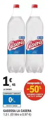 E.Leclerc La casera - gaseosa oferta