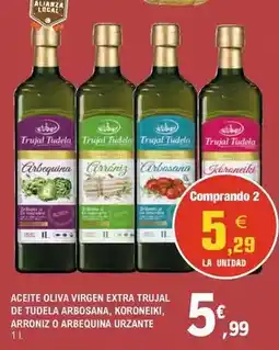 E.Leclerc Trujal de tudela - aceite oliva virgen extra arbosana oferta