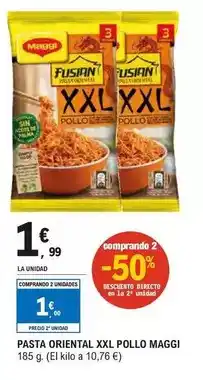 E.Leclerc Maggi - pasta oriental xxl pollo oferta